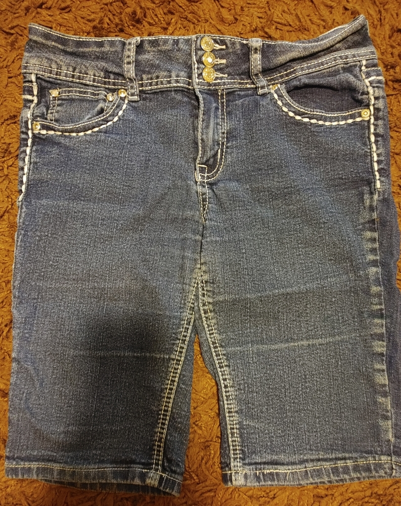 Knee Length Jean Shorts